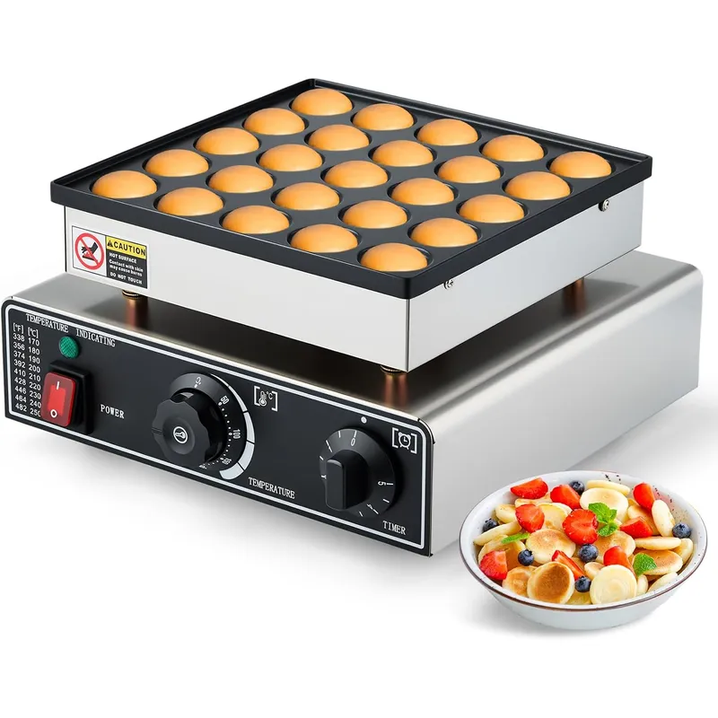 Commercial Kitchen And Bar - Mini Pannenkoekenmaker Commercieel 25 Stuks Dutch