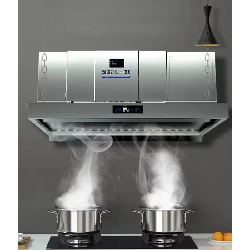 Commercial Kitchen Hoods - Aangepaste ingebouwde elektrostatische luchtreiniger ESP commerciële