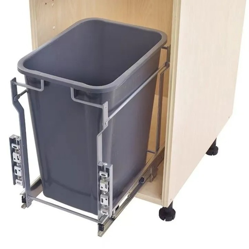 Commercial Kitchen Bin - Verborgen prullenbak Huishoudelijke kast Ingebouwde vuilnisbakken