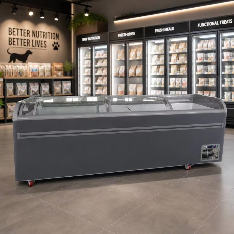 Commercial Chest Freezer - Vrieskist met glazen deksel en R290