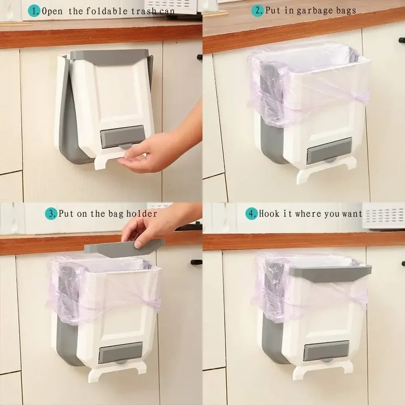 Wandgemonteerde slanke opvouwb - Commercial Kitchen Bin recensie en prijs