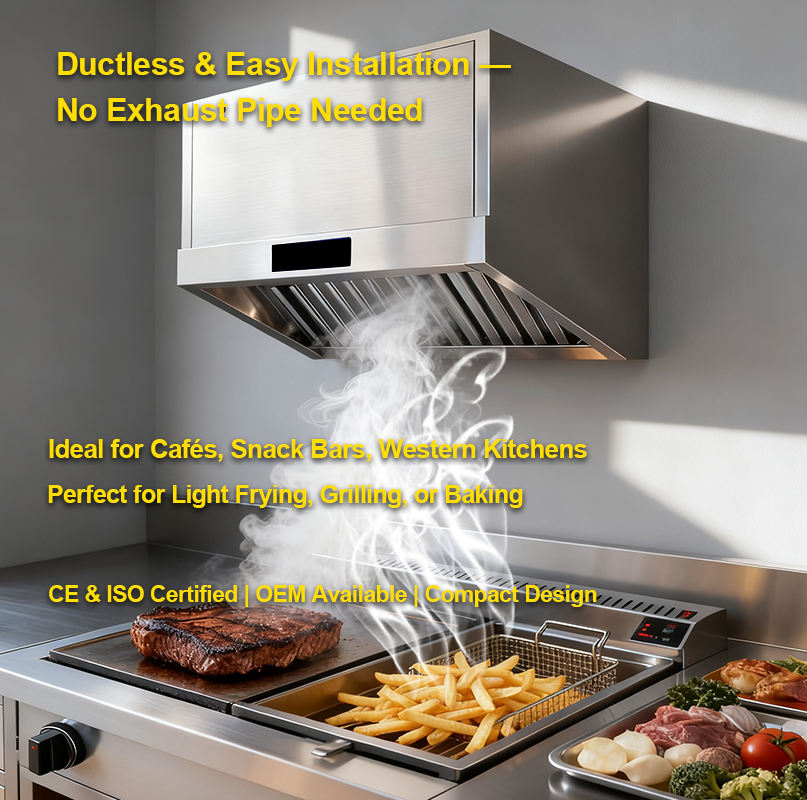 RVS slimme afzuigkap voor prof - Commercial Kitchen Hoods recensie en prijs